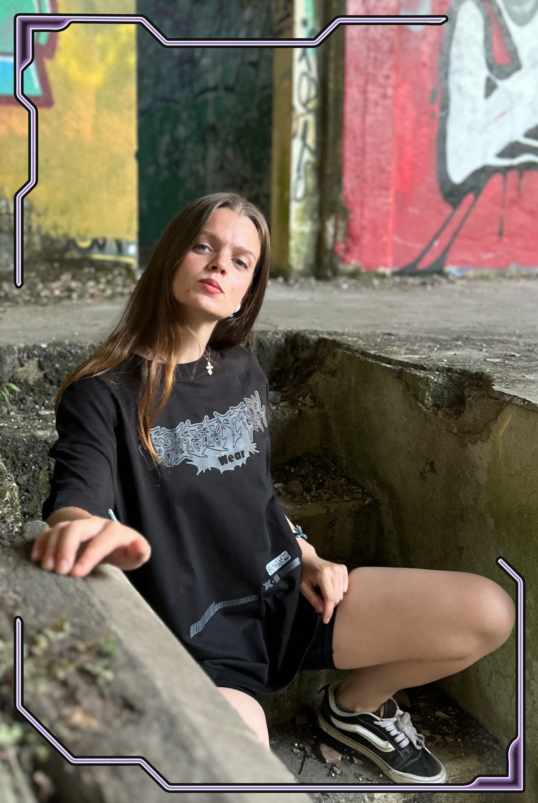 Tee-shirt Oversize Core.exe BLACK