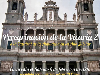 Peregrinación a la catedral de la Almudena con motivo del año jubilar.