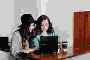 Girls talking about community monetization