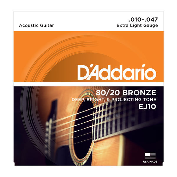 Daddario EJ10 Saiten für Westerngitarre