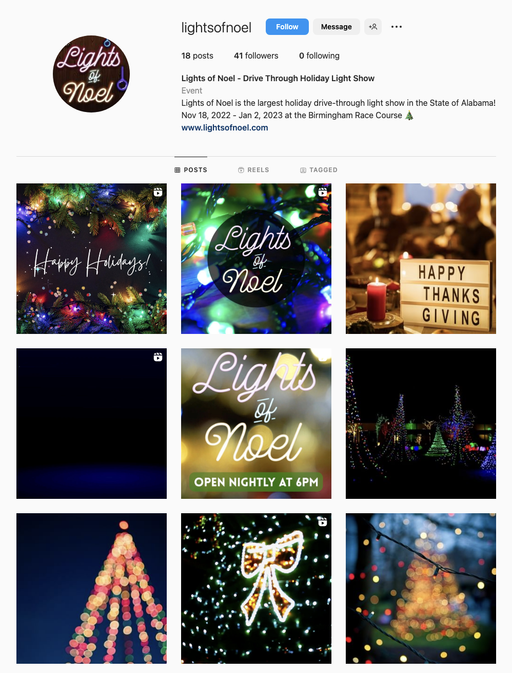 Universal Fairs Lights of Noel Instagram Amirita Tipper Design Studios