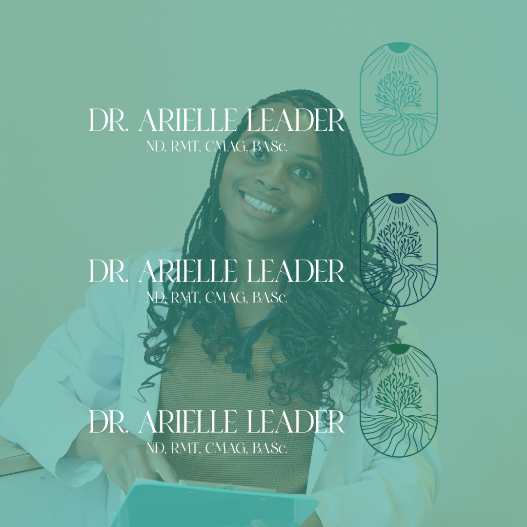 Dr. Arielle Leader ND Logo Amirita Tipper Design Studios