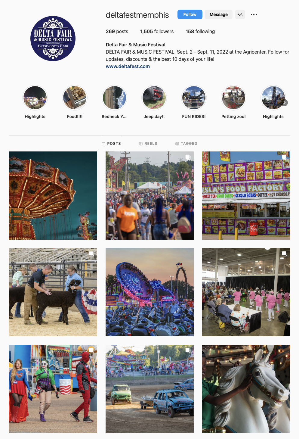 Universal Fairs Delta Fest Instagram Amirita Tipper Design Studios