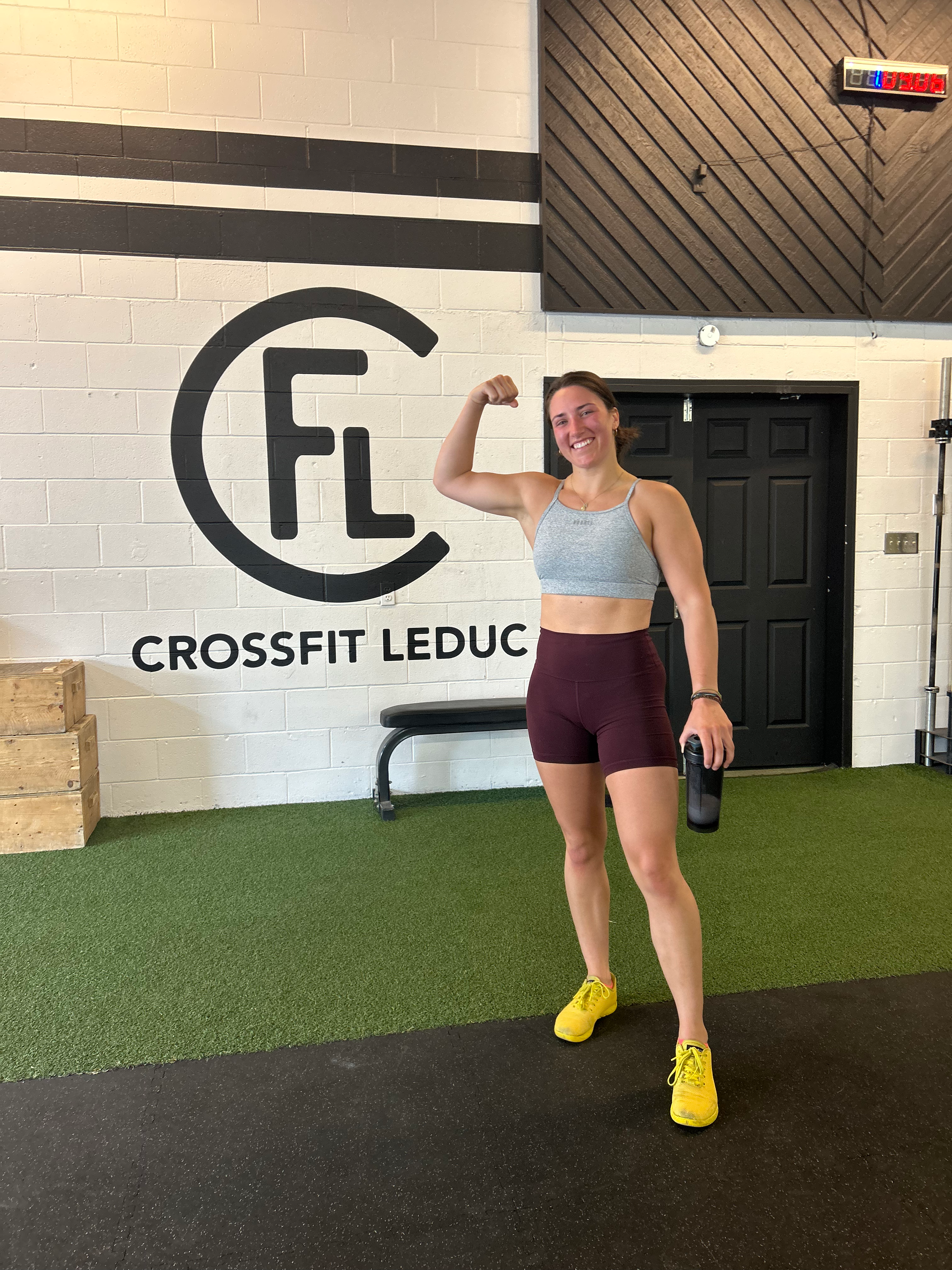 CrossFit Leduc Logo Wall Mural Amirita Tipper Design Studios Branding