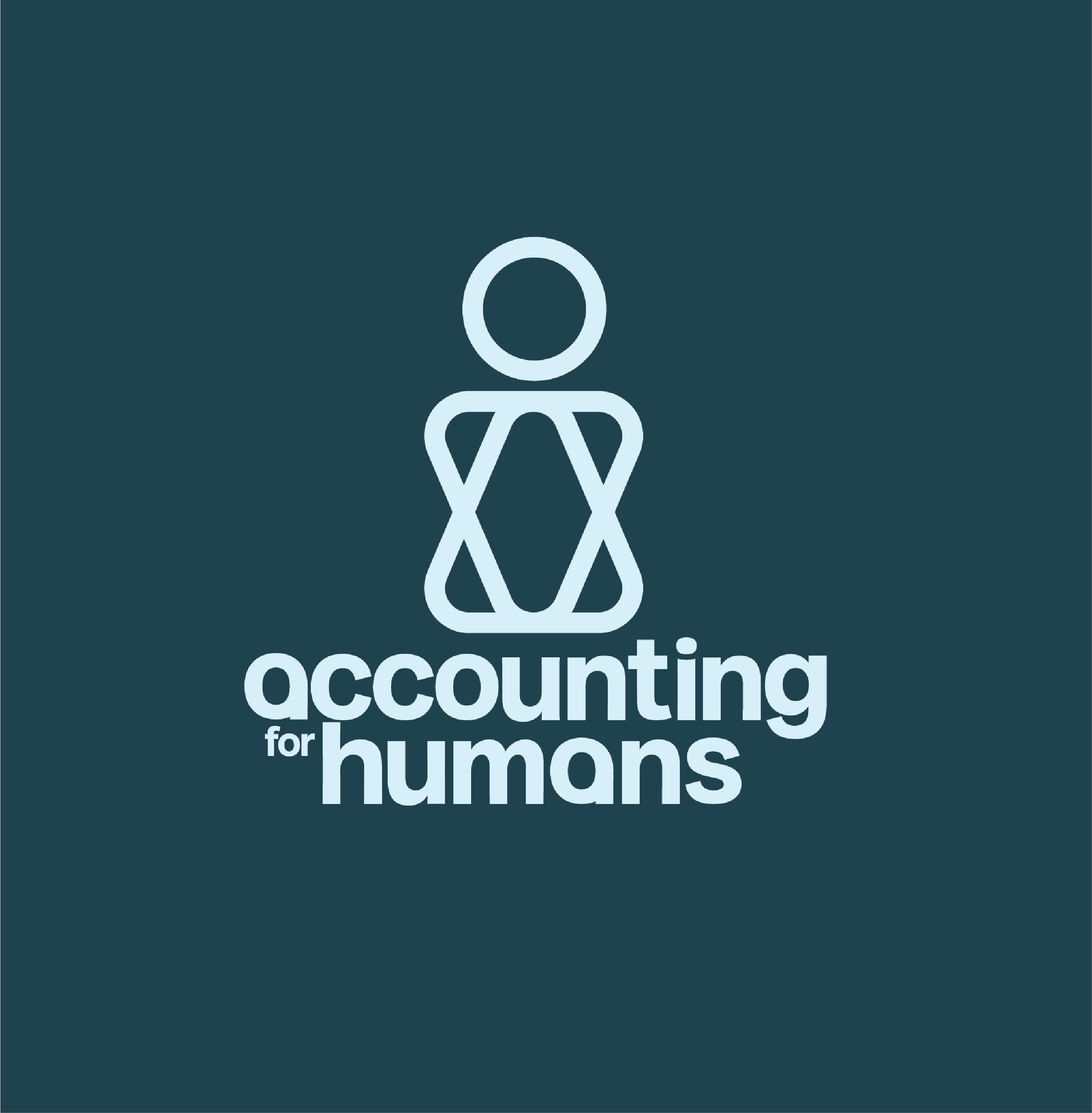 Accounting For Humans Main Logo Amirita Tipper Design Studios