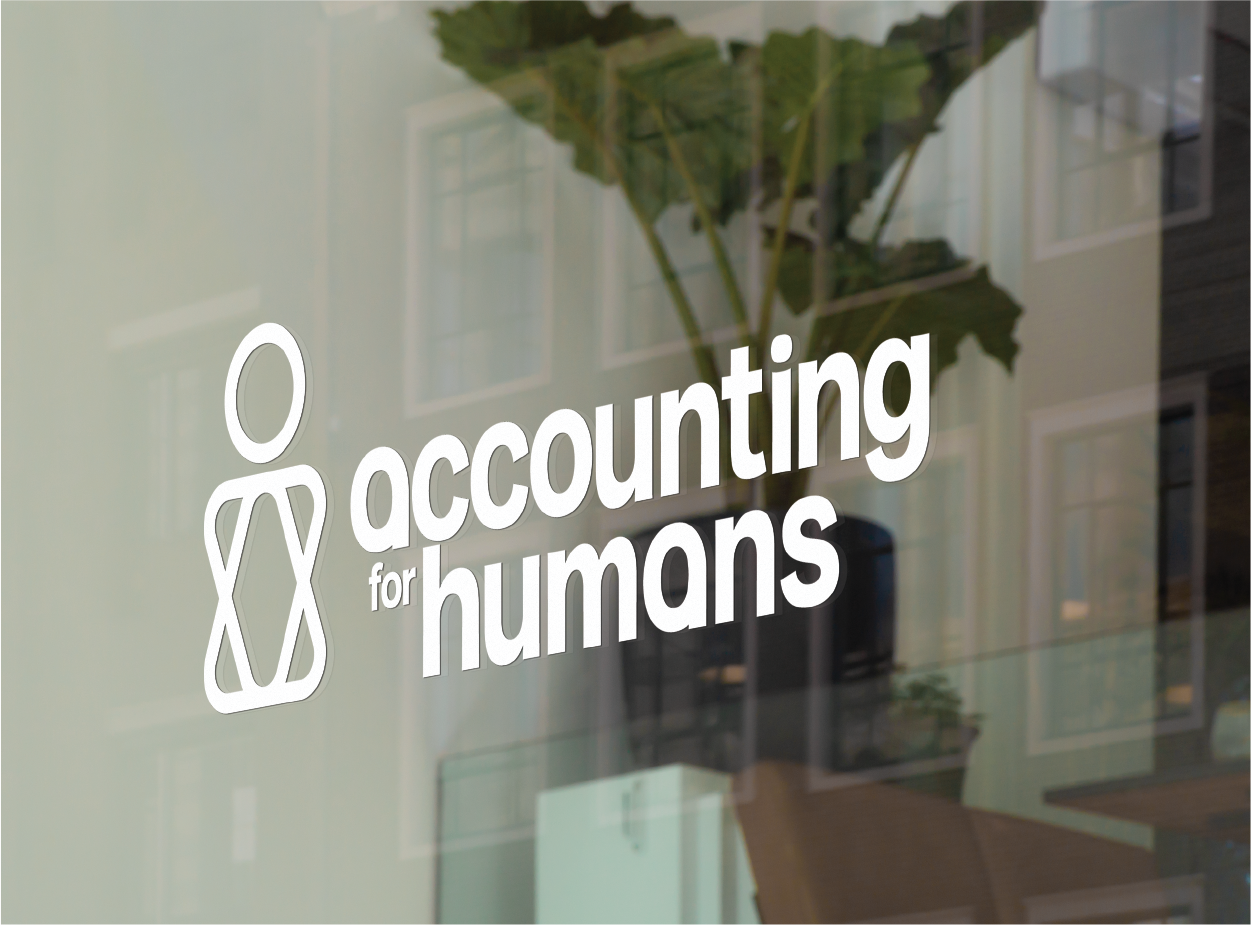 Accounting For Humans Alternate Logo Amirita Tipper Design Studios