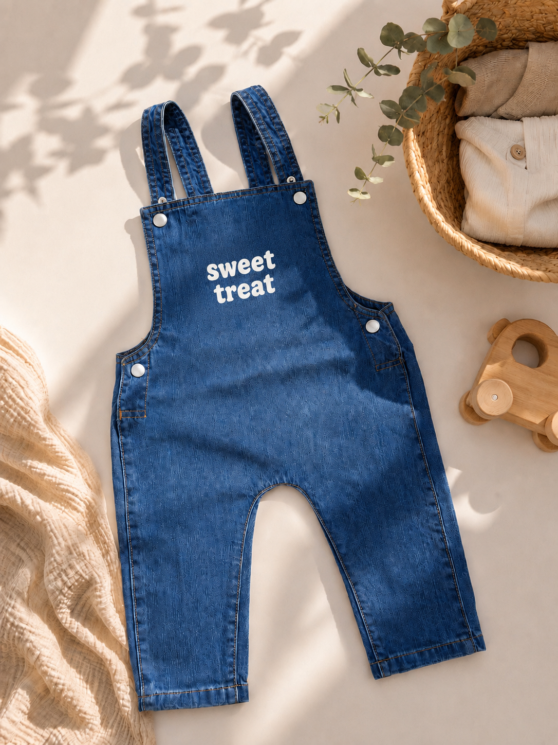 Baby Rocks Denim Dungarees