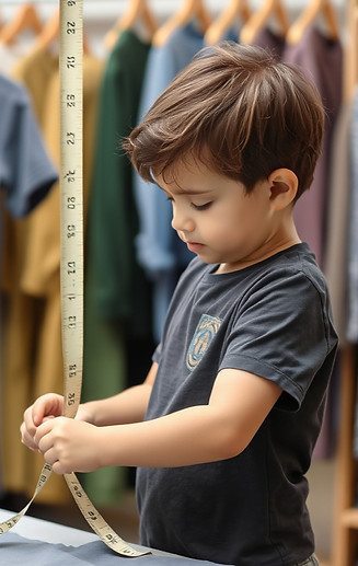 Measurement for kids clothing