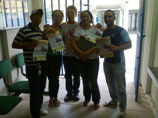 SAE-AL visitando escola no Benedito Bentes.