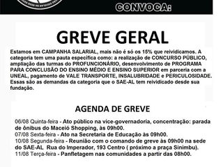 Convocação para Greve Geral