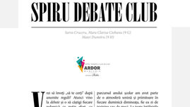SpiruDebateClub la „BE A MEP FOR A DAY”