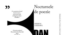 DE VORBĂ CU DAN COMAN!