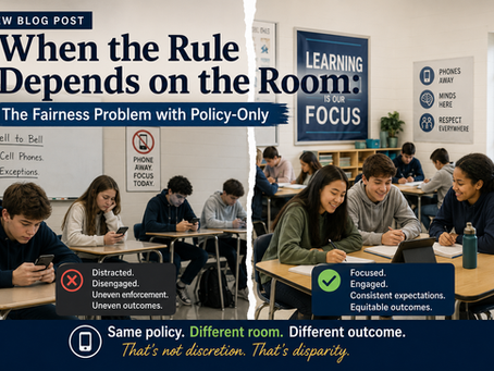 When the Rule Depends on the Room: The Fairness Problem with Policy-Only