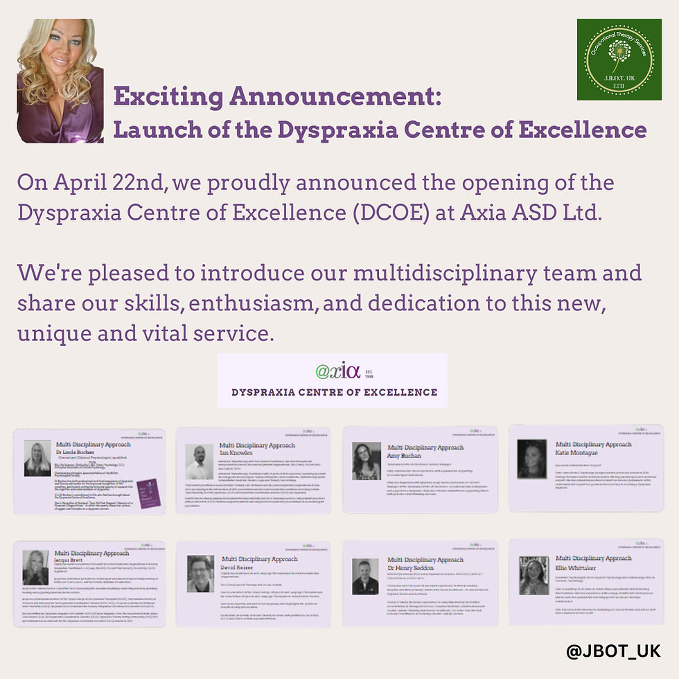 Dyspraxia Centre Of Excellence