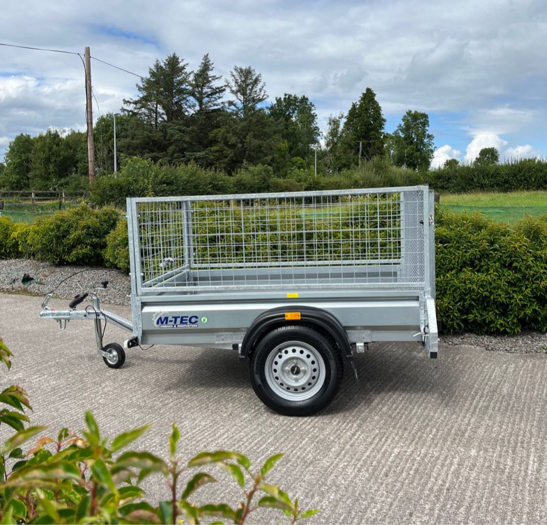 M-Tec 6ft x 4ft Single Axle Trailer