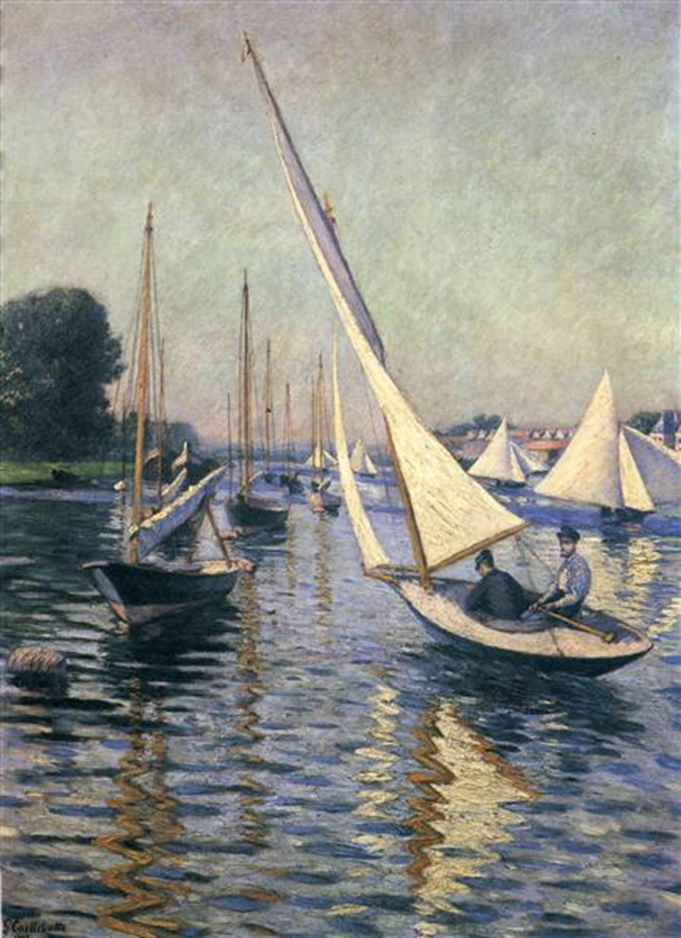 Г.Кайботт. Регата в Аржантее, 1893 г.