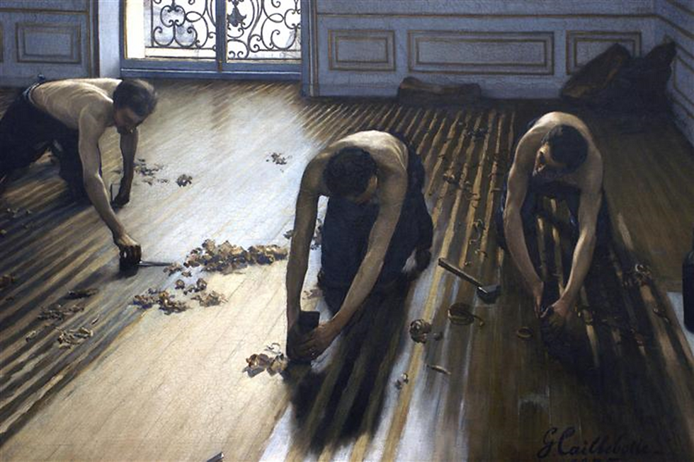 Г.Кайботт. Паркетчики, 1875 г.