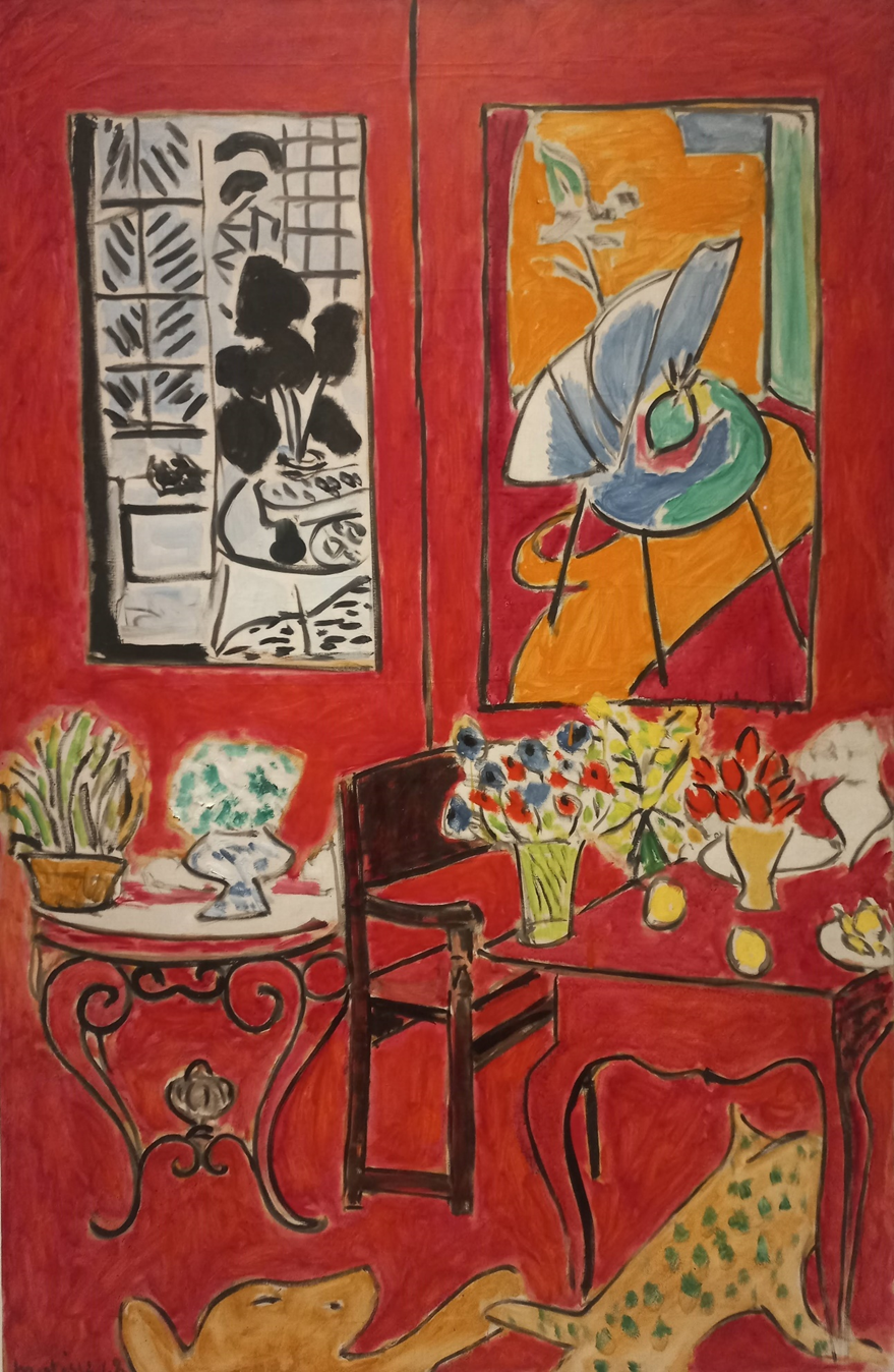 А.Матисс. Большой интерьер в красных тонах, 1948г.