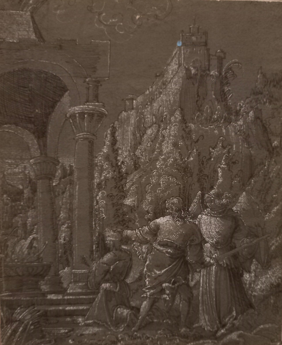 Альбрехт Альтдорфер. Жертвоприношение Исаака, ок.1510г.
