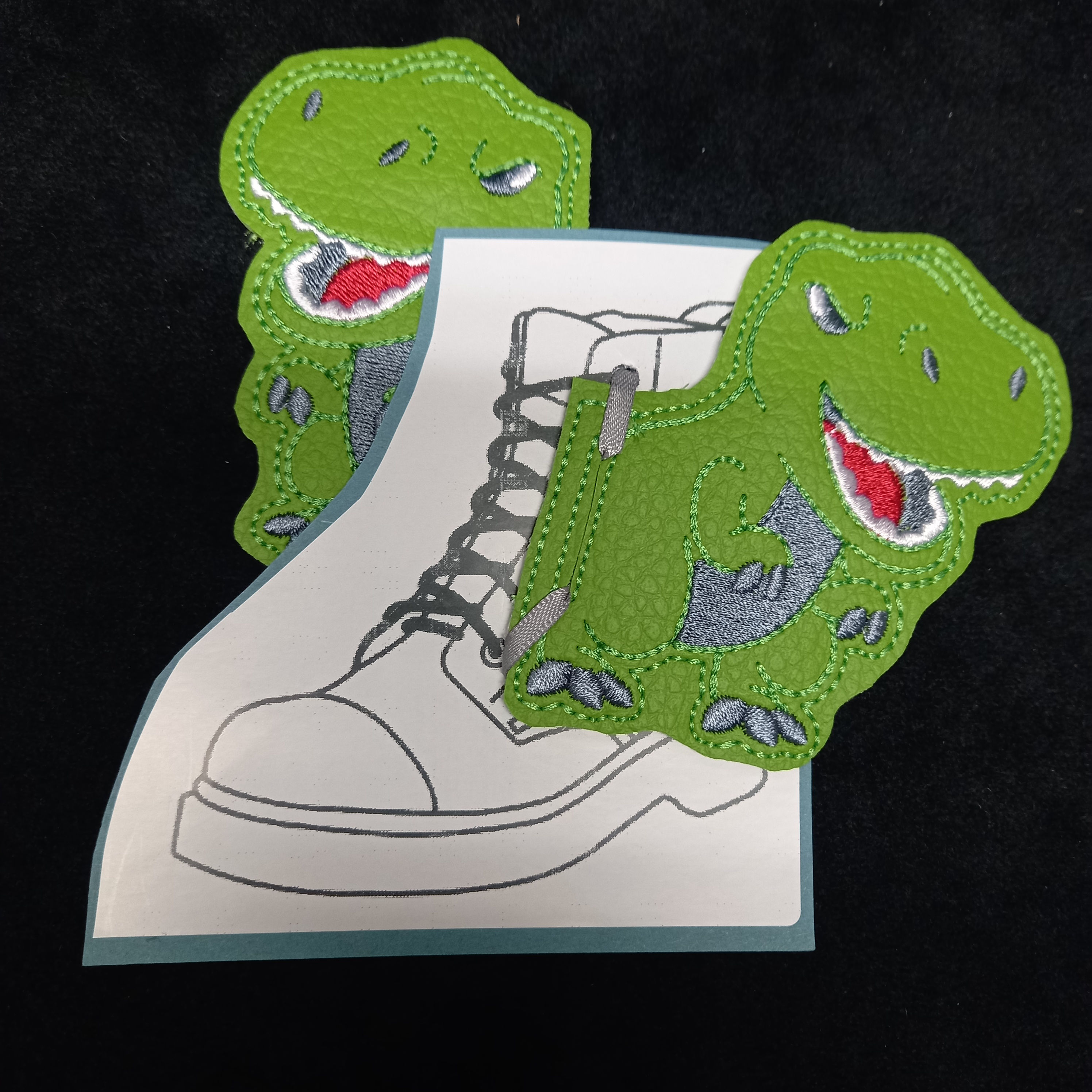 Dinosaur Shoe Wings Pair