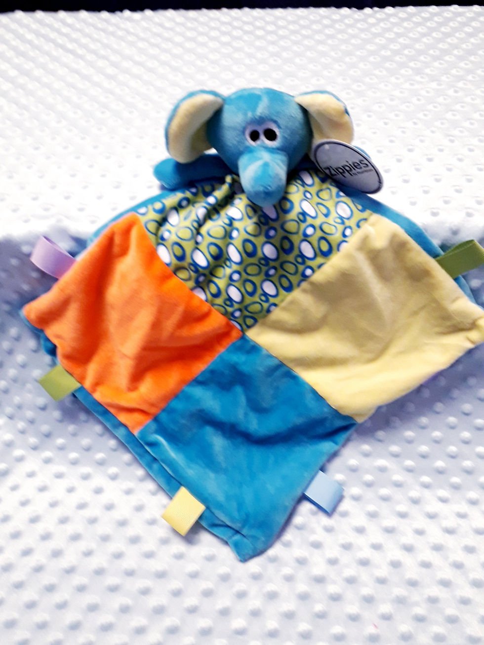 Taggie Blanket Baby Comforter - Embroidered with a name