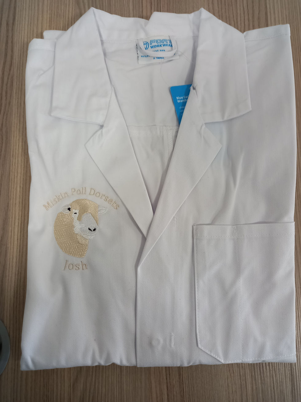 Add Right chest embroidery