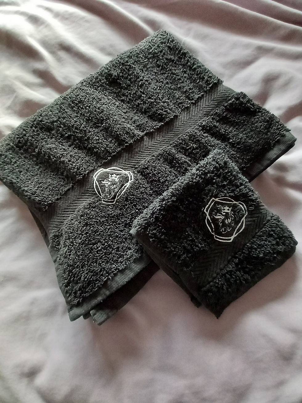 Thumbnail: Embroidered Scania Lorry Logo Towelling - Flannel Towel