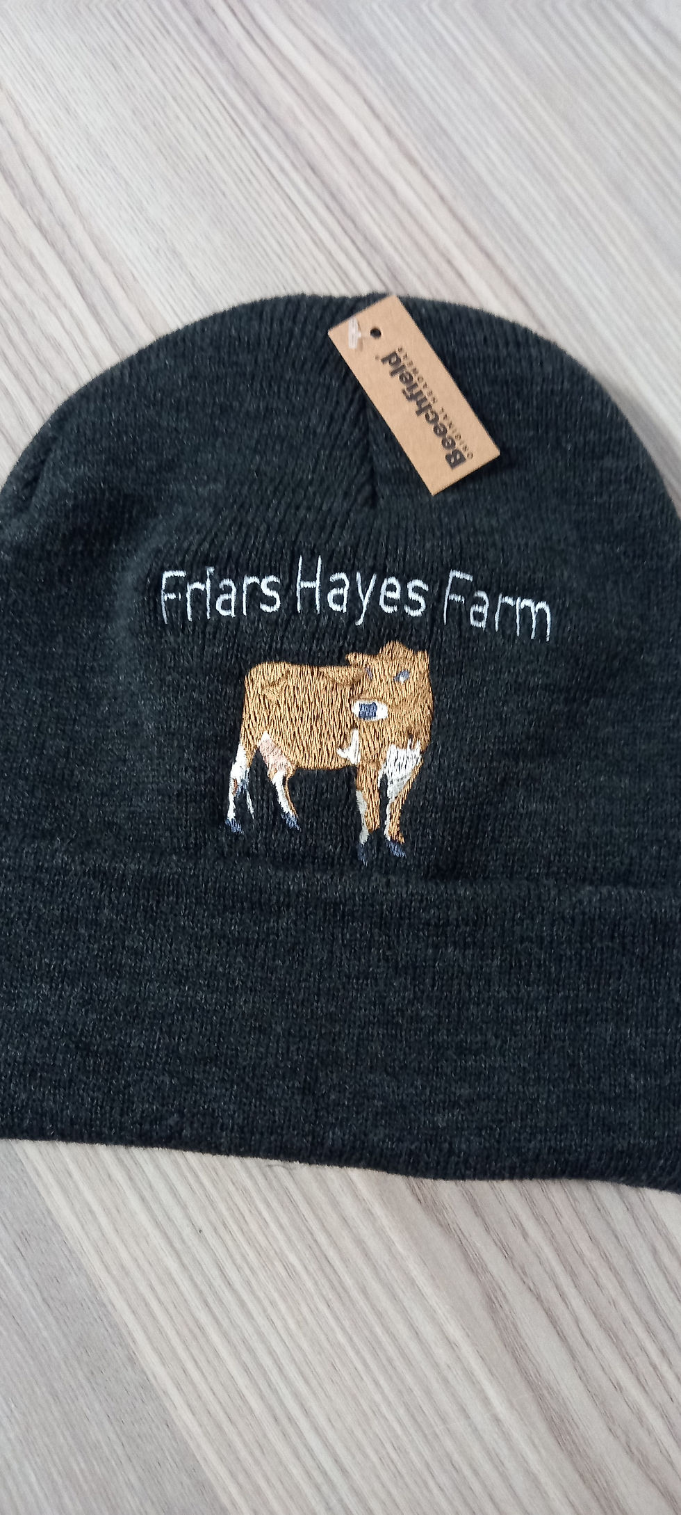 Jersey Cow Embroidered Design - Choice of items