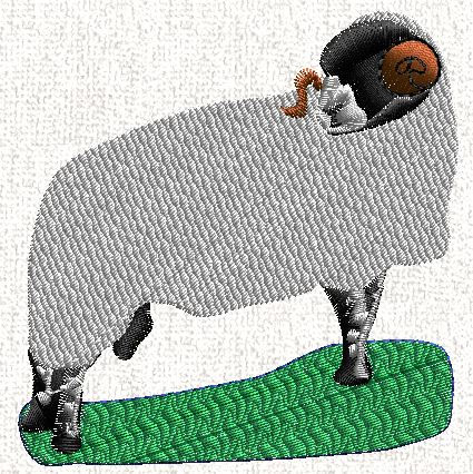 Thumbnail: Baseball Cap with choice of Embroidered sheep design