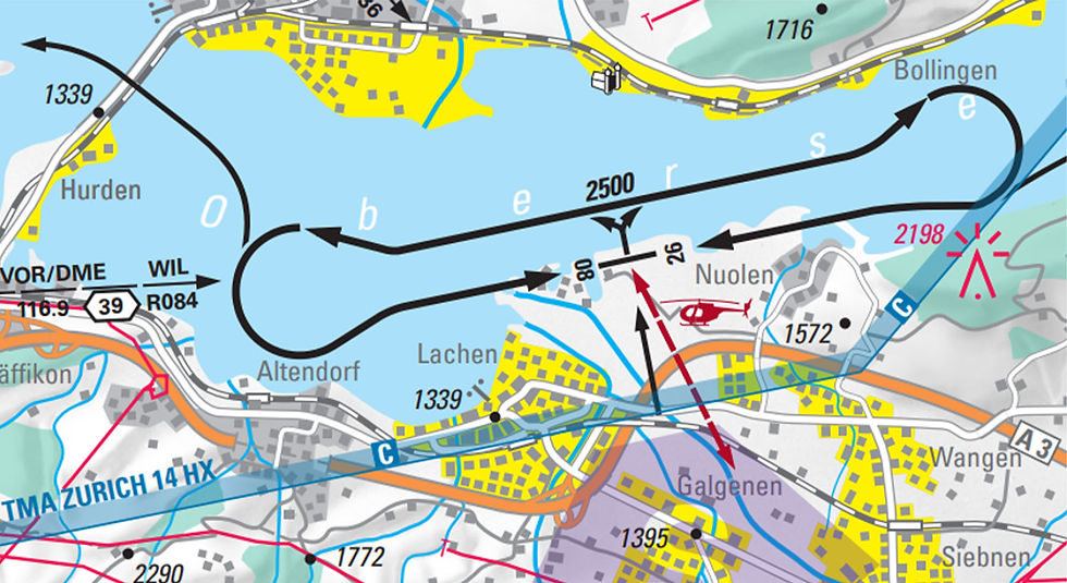 visual approach chart switzerland