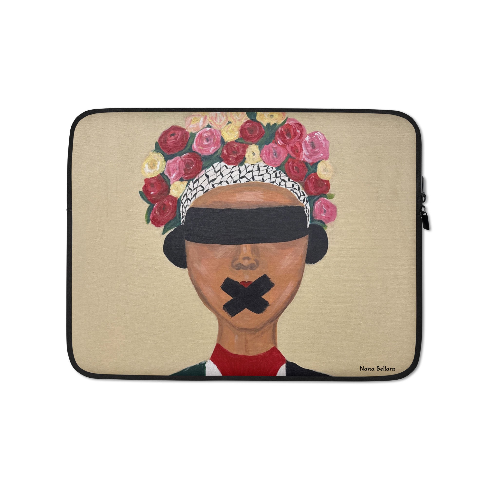 "We will not be silenced" by Nana Bellara - Laptop Sleeve