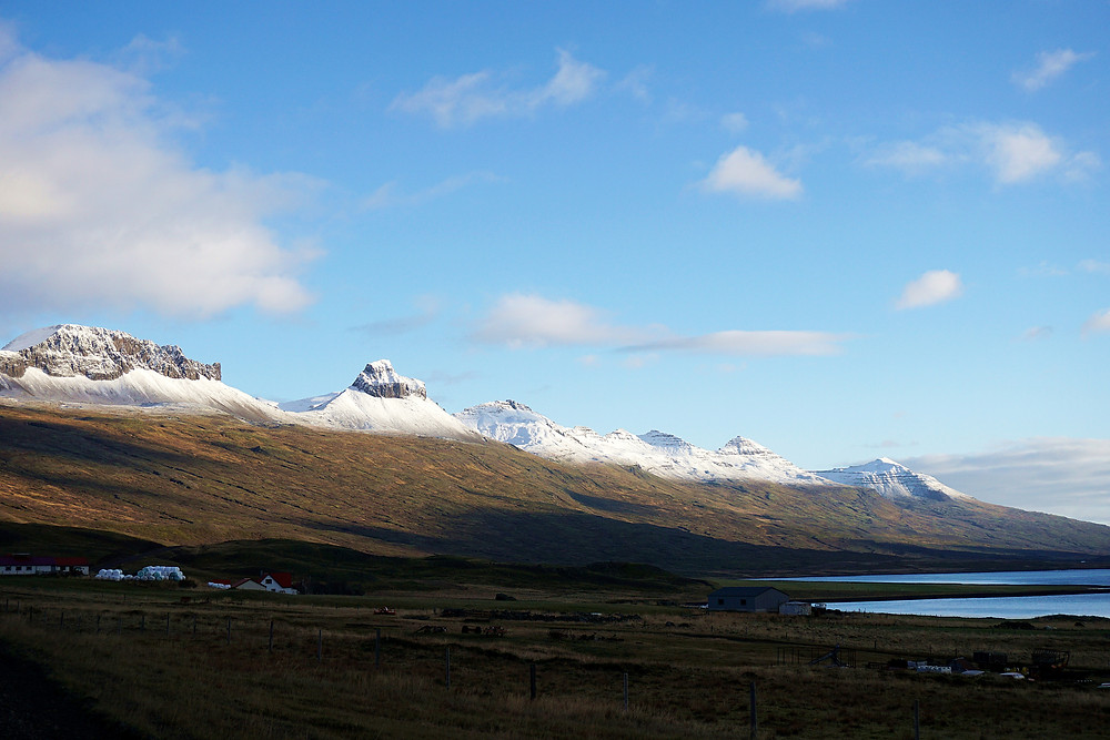 Last peek of Berufjörður scenic.