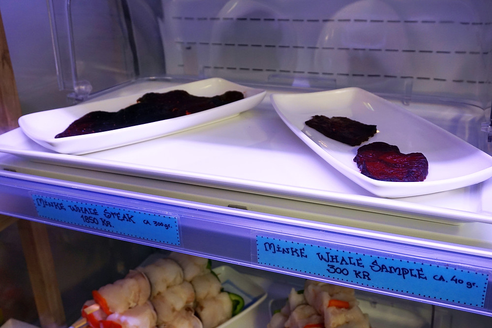 Whale steak.