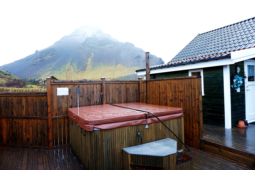 With snow mountain at the back!