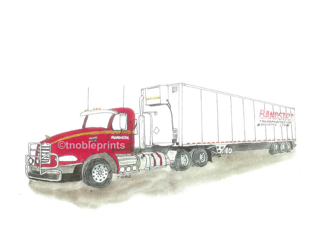 Truck Prints - Water Color
