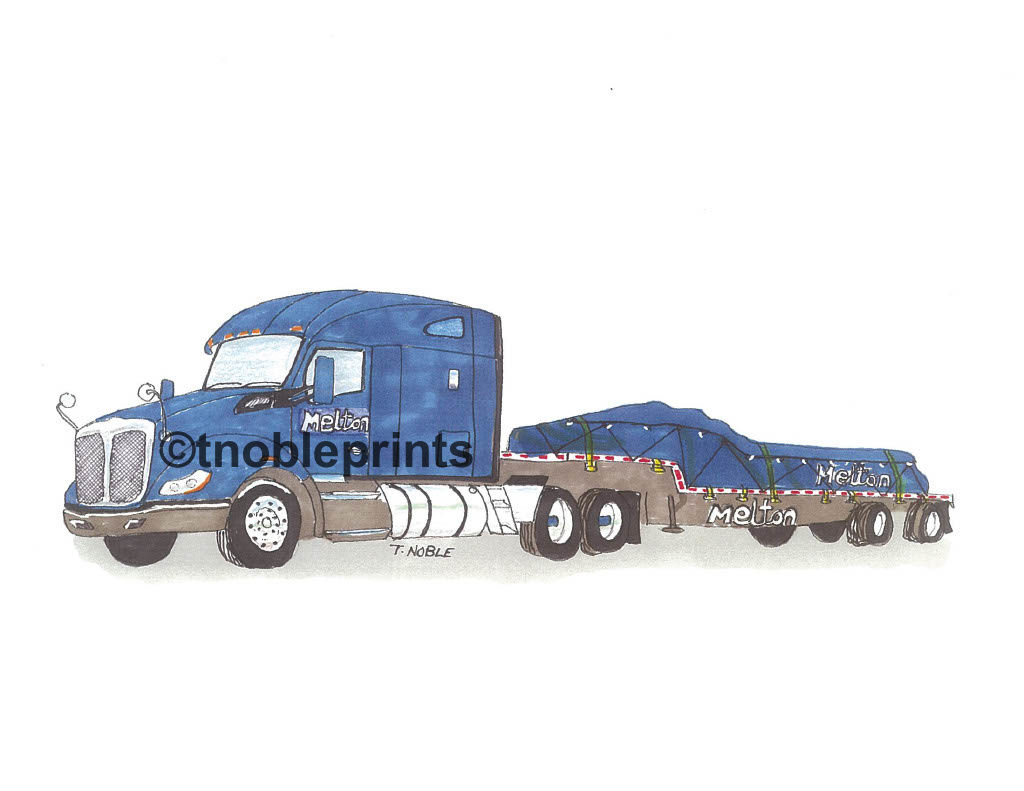 Truck Prints - Water Color