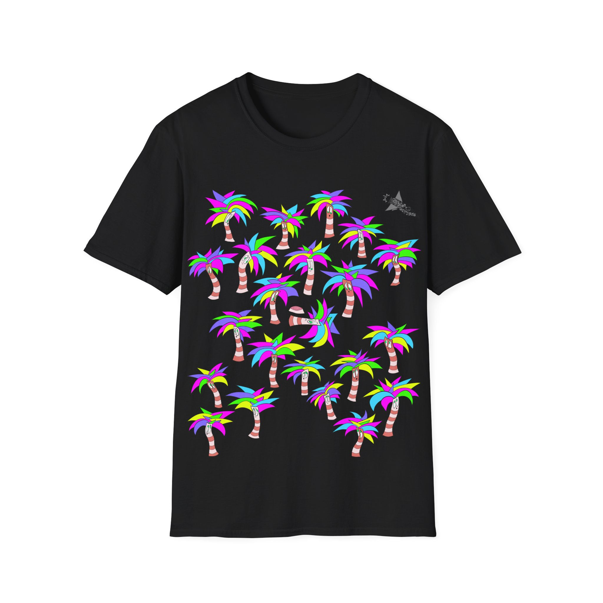 AUS - Unisex TSHIRT - Palm Trees (rainbow)