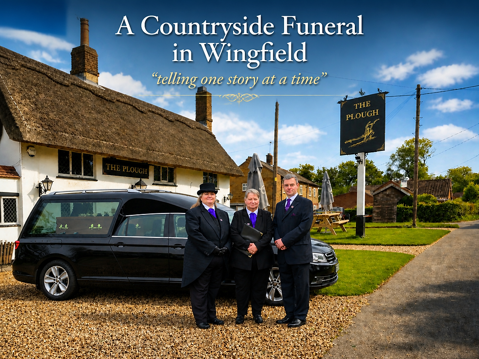 countryside funeral in wingfield heritage funerals