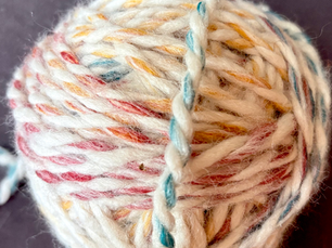 Lion Brand Wool Ease photo taken by Heidi Field-Alvarez