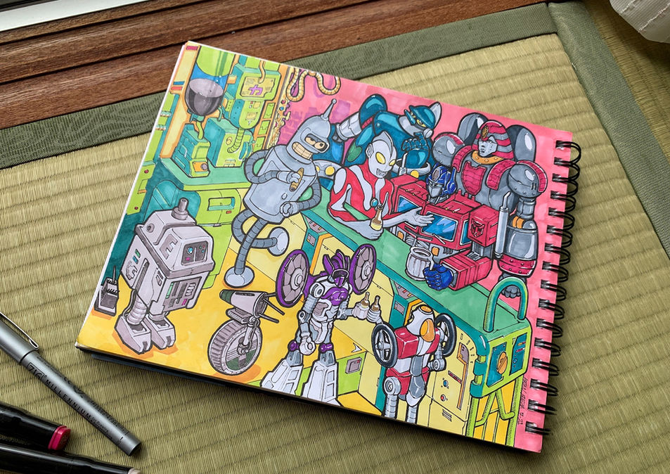 Toy Robot Happy Hour