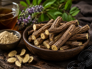 🌿 Licorice Root (Glycyrrhiza glabra)