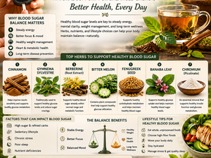 🩸 The Top Herbs for Healthy Blood Sugar Support
