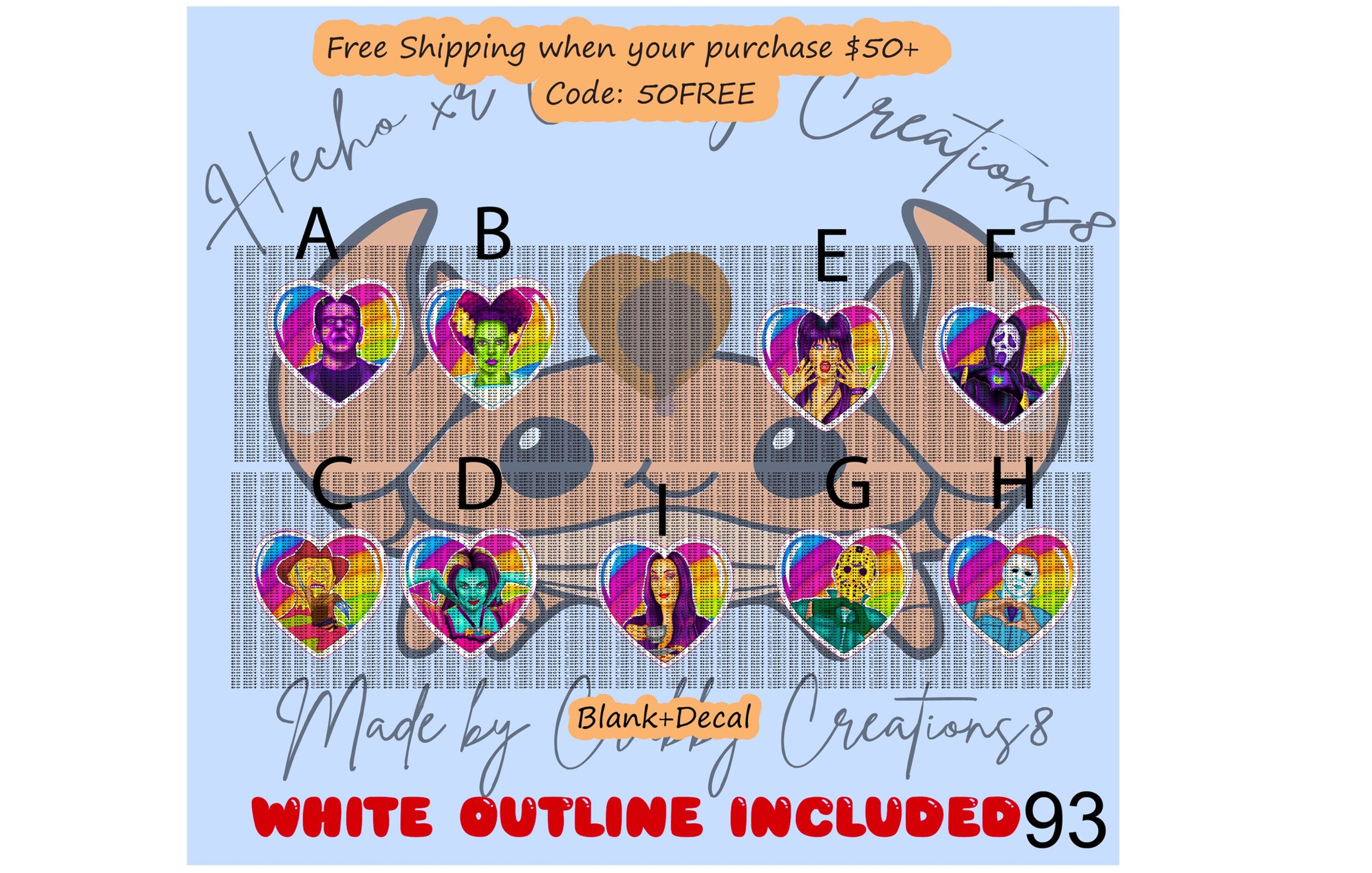 Lisa Frank Horror Badge Blank+ Decal[93]