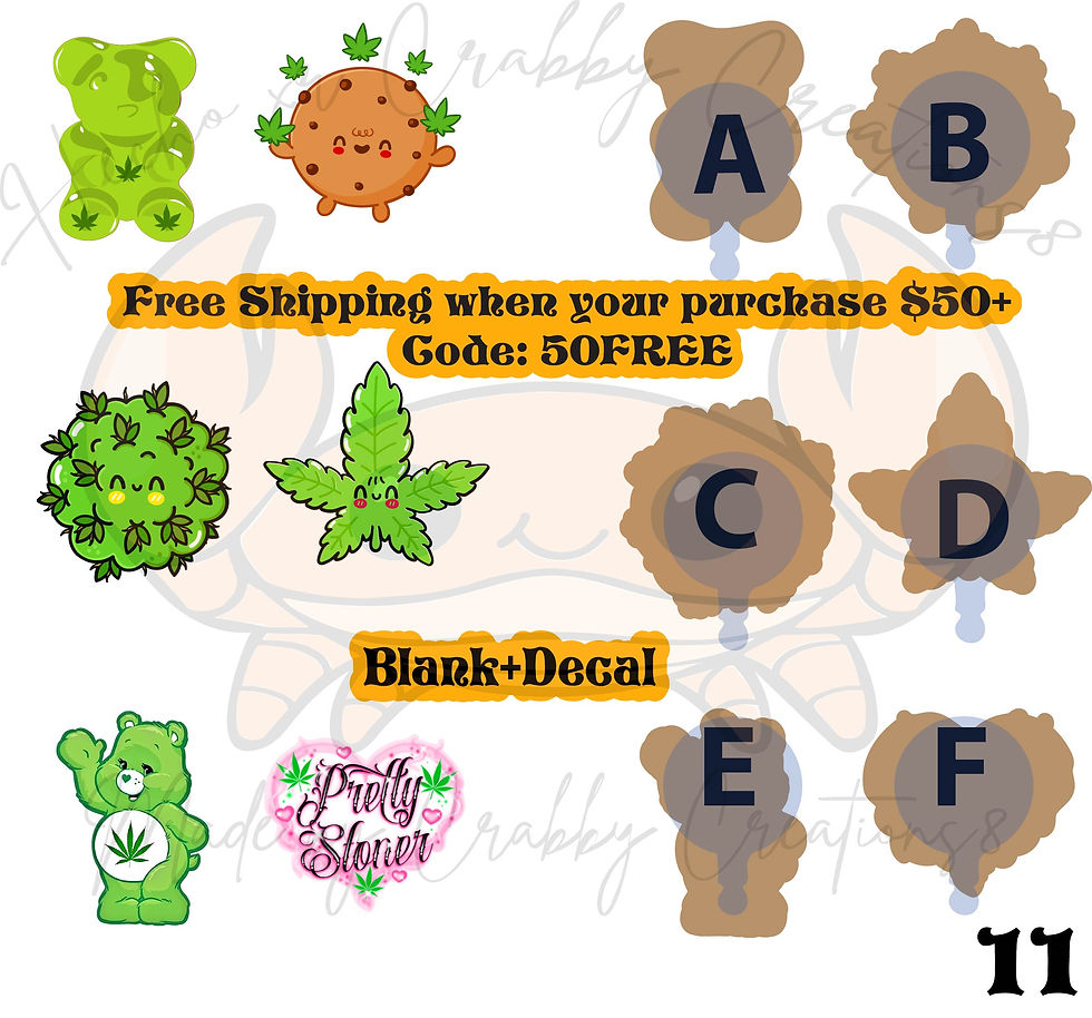 420 Insignia en blanco + calcomanía