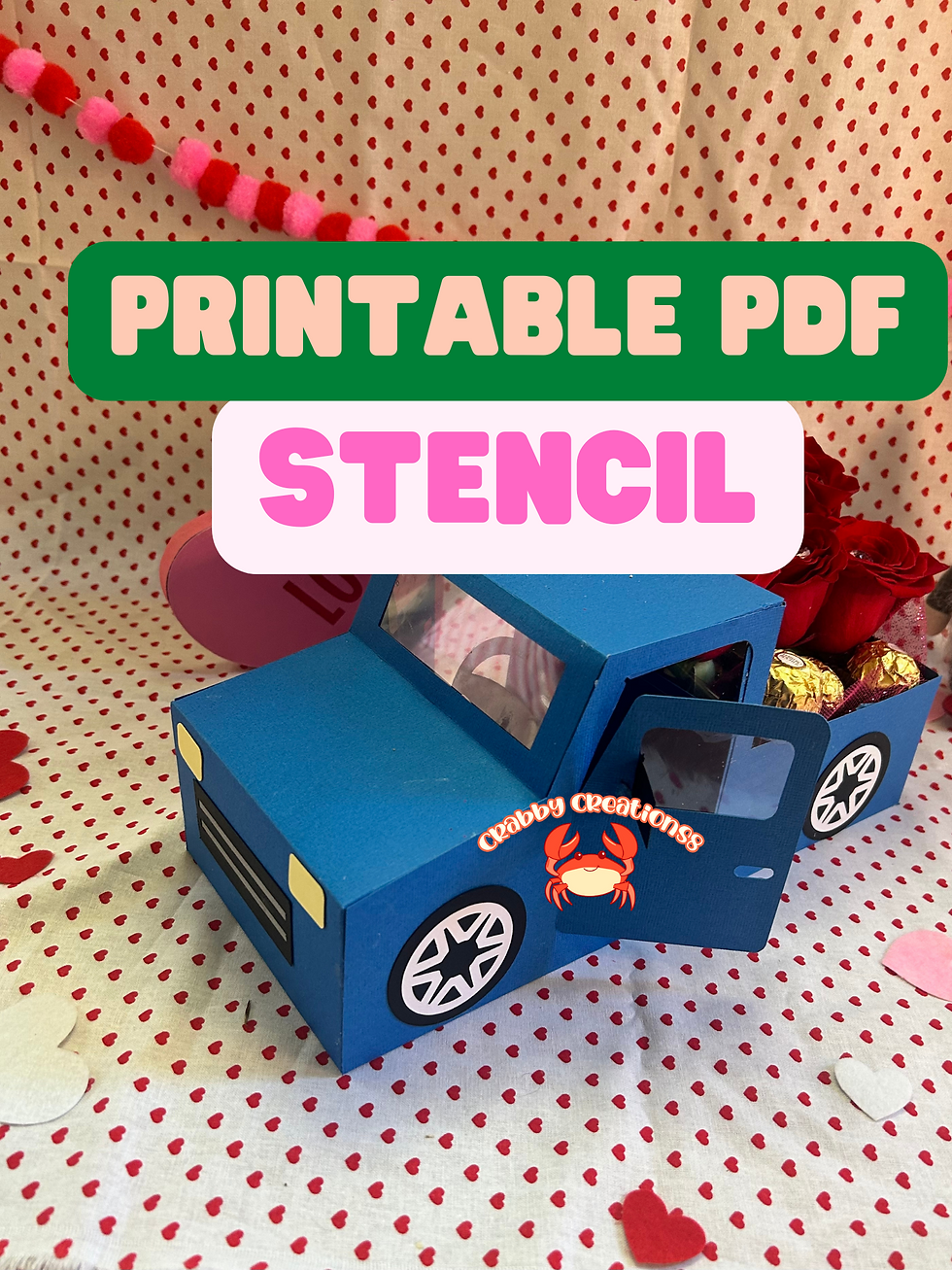 Plantilla Imprimible para Camión de Papel