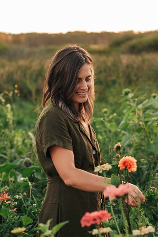 Jill Hanson - flower farmer florist at Thistledown Farm in Bemidji, MN