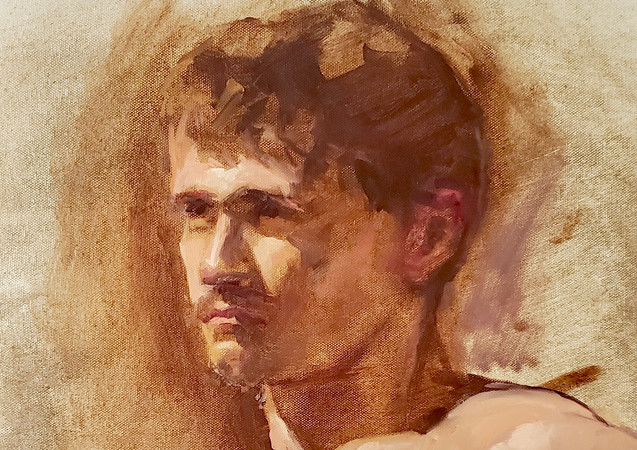 Study of a Modern Day Sculpted Man