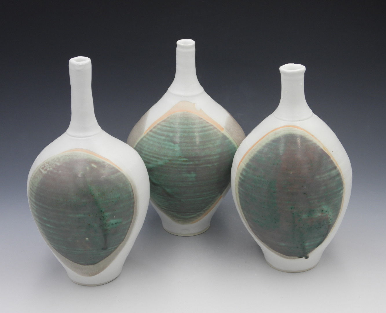 Porcelain Bottle series, green