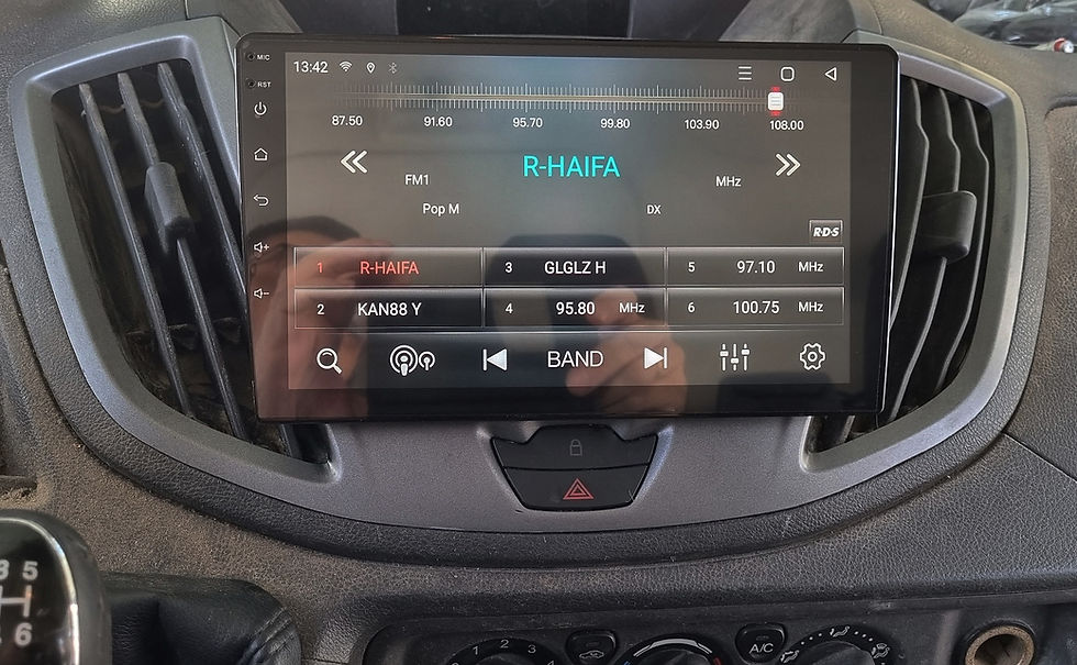 תמונה ממוזערת: מערכת מולטימדיה תואם מקור מסך 9 אינץ FORD TRANSIT 2016 ANDROID 10
