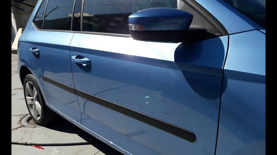 תמונה ממוזערת: SKODA FABIA 2017 פסי מגן לדלתות